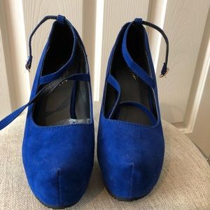 Royal Blue Heels